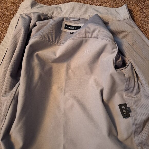 Black Rivet Soft Shell Jacket Front Full Zip Men's Small - Picture 5 of 11